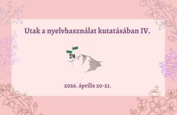 Az Alkalmazott nyelvészeti tudományos diákköri műhely konferenciája.