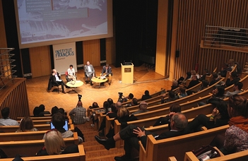 Az Atelier Interdiszciplináris Történeti Tanszék konferenciája a Francia Intézetben.